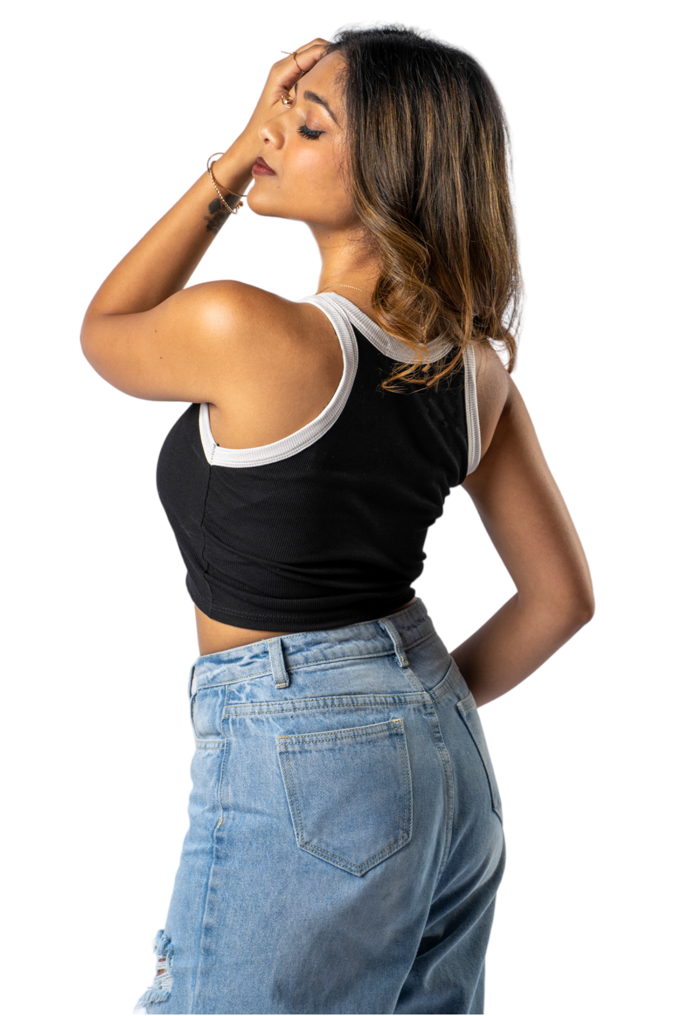 Stay Positive Rasta Crop