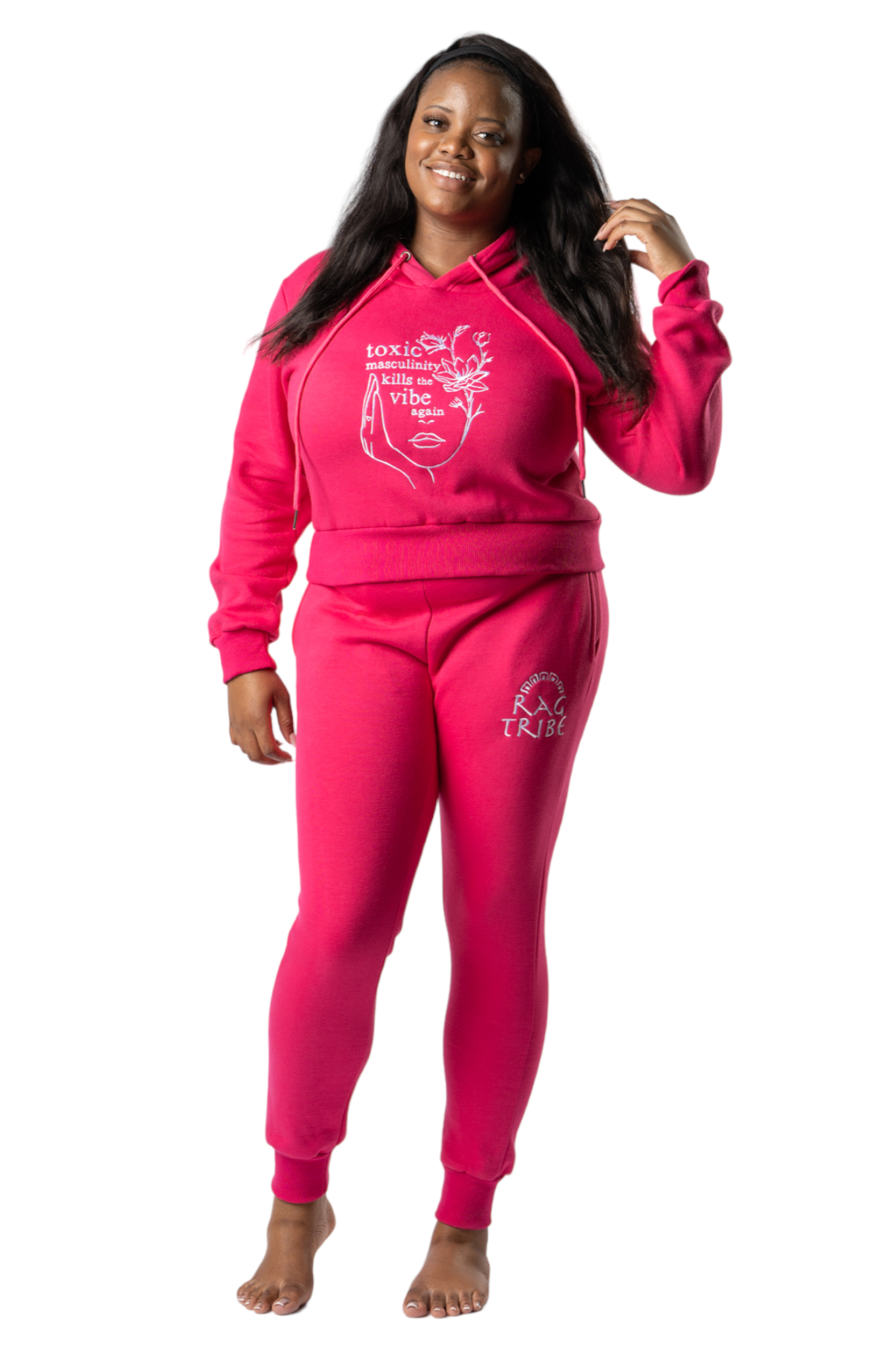 The Raise the Vibe Crop Hoodie