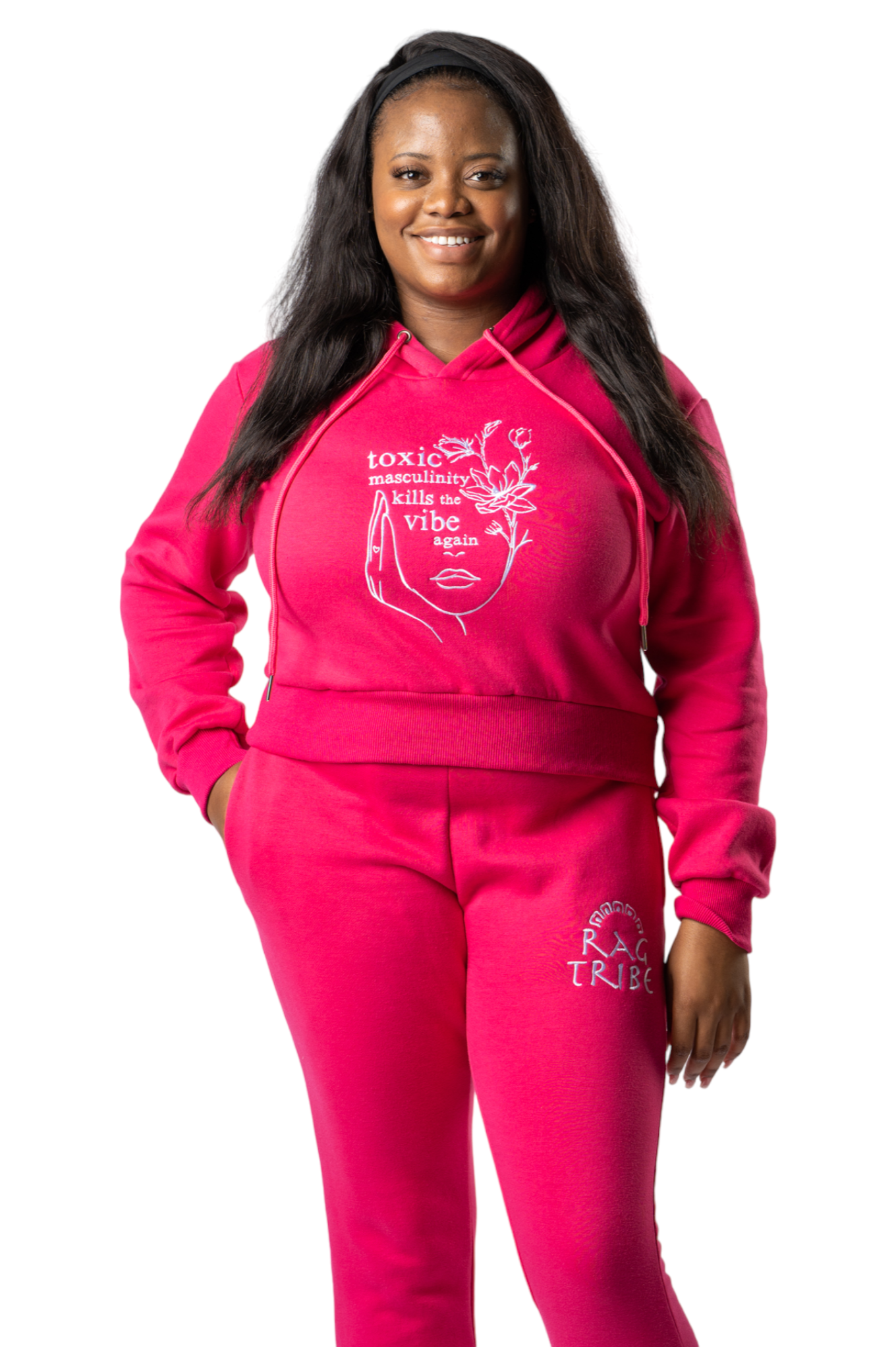 The Raise the Vibe Crop Hoodie