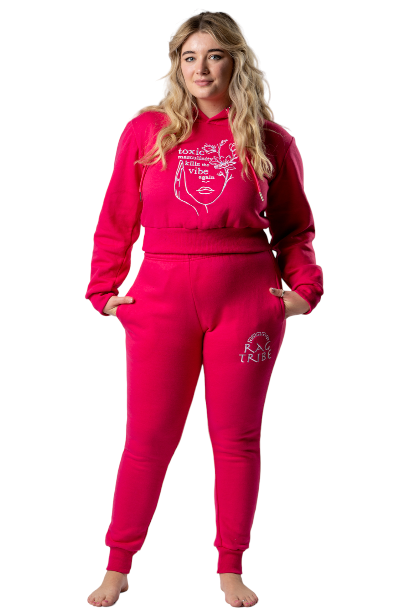 The Raise the Vibe Crop Hoodie