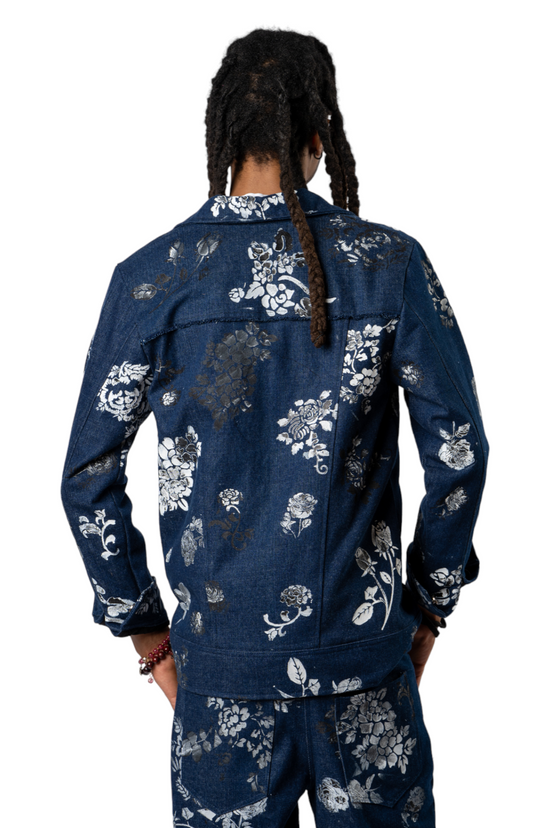Load image into Gallery viewer, The Cultivate Denim Jacket - Ragtribe Ethical Clothing &amp;amp; Productions, LLC
