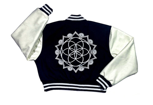 The Sacred Evolution Varsity Crop - Ragtribe Ethical Clothing & Productions, LLC