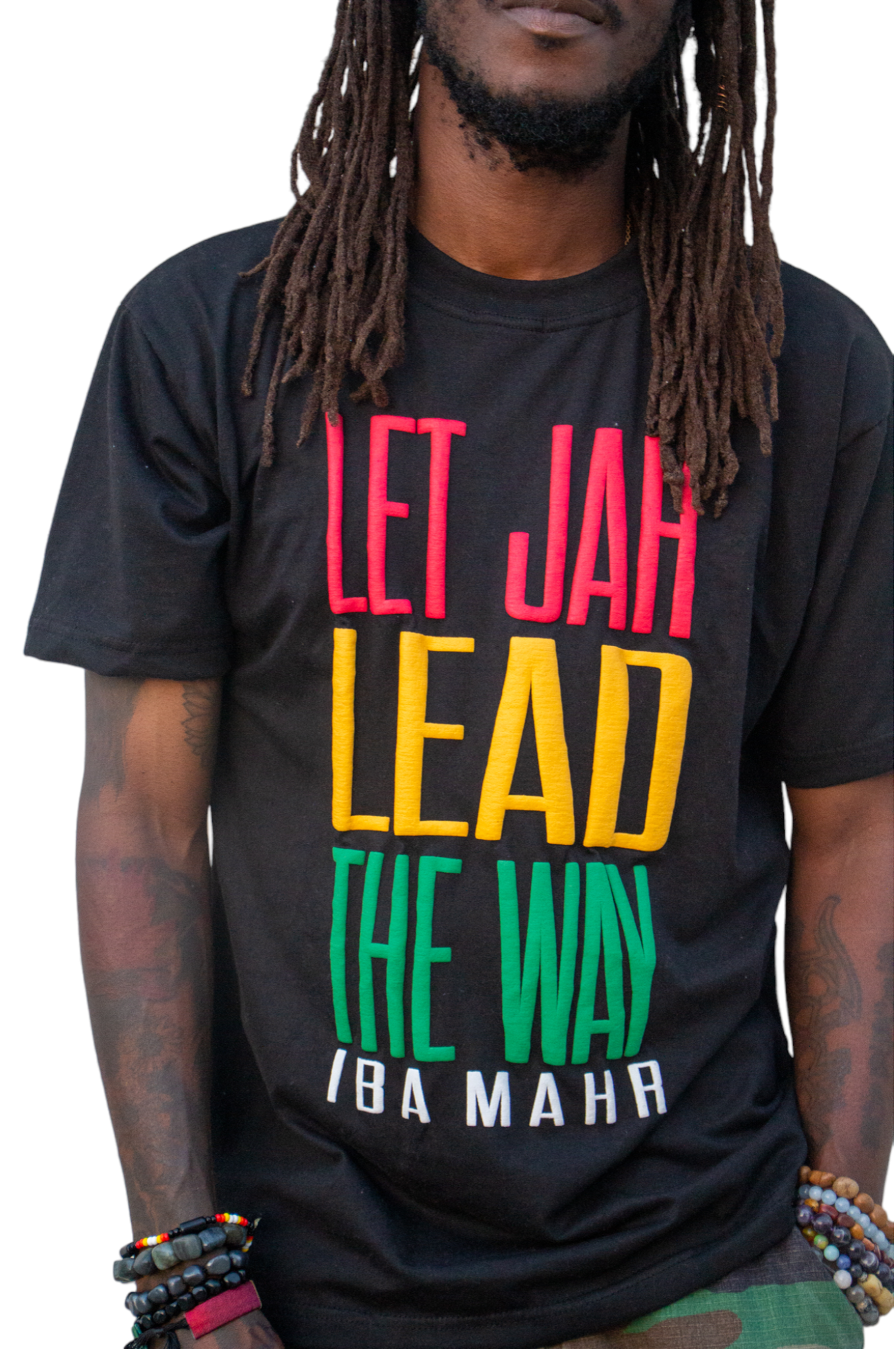 Load image into Gallery viewer, Let Jah Lead the Way Tee - Ragtribe Ethical Clothing &amp;amp; Productions, LLC
