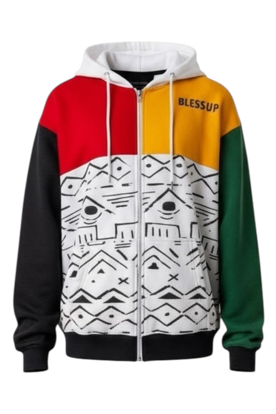 The Bless Up Zip Hoodie