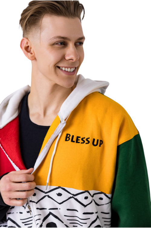The Bless Up Zip Hoodie