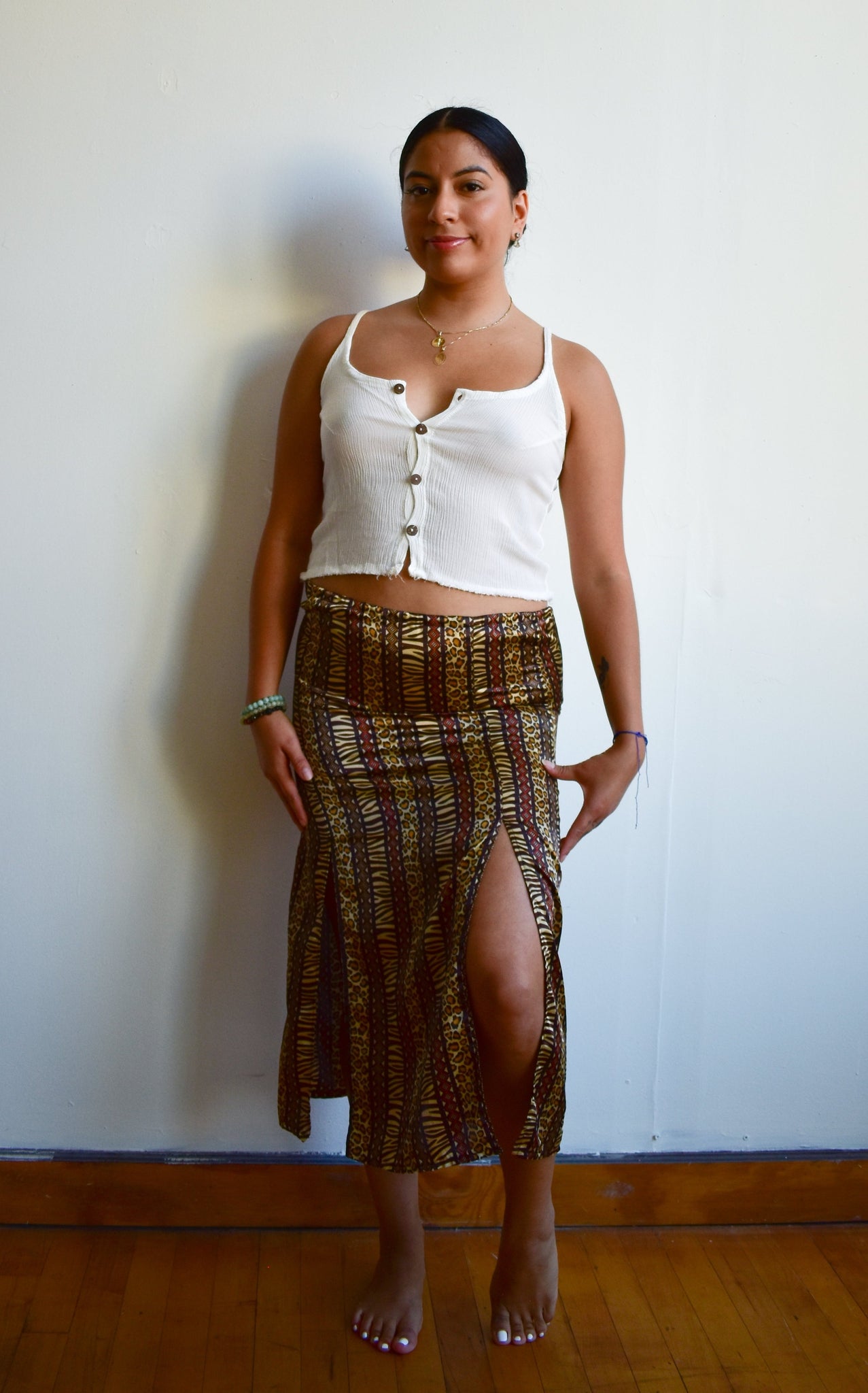On the Prowl Midi Skirt - Ragtribe Ethical Clothing & Productions, LLC