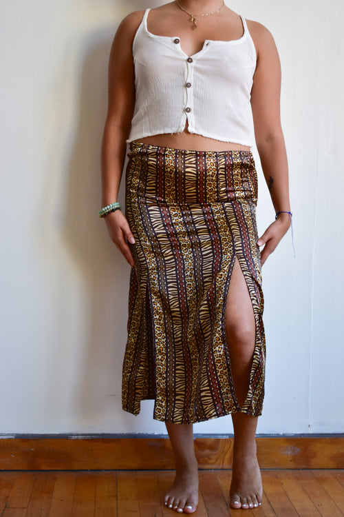 On the Prowl Midi Skirt - Ragtribe Ethical Clothing & Productions, LLC