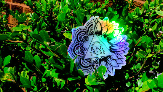 Sacred Sunflower Sticker - Ragtribe Ethical Clothing & Productions, LLC