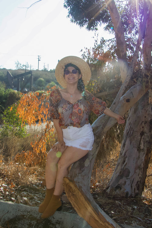 California Dreamin' Blouse - Ragtribe Ethical Clothing & Productions, LLC