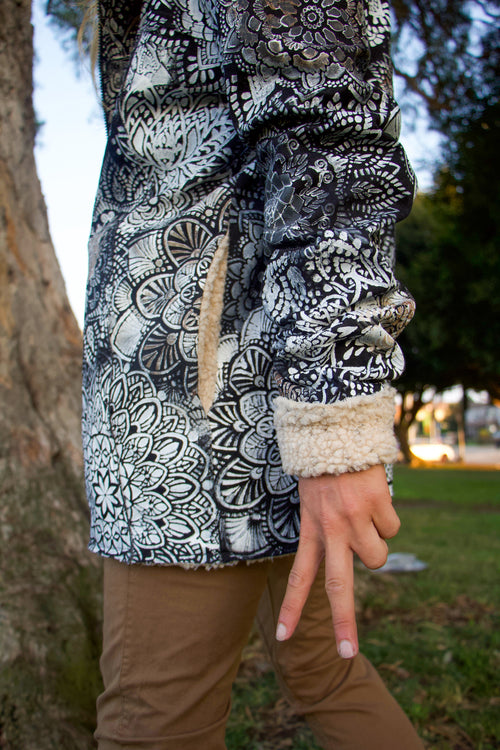 Custom Entropy Denim Jacket - Ragtribe Ethical Clothing & Productions, LLC