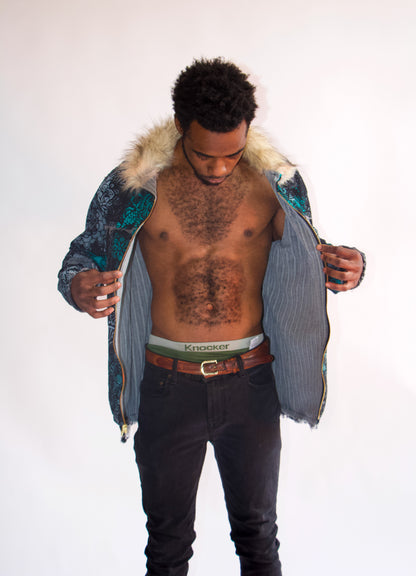 Entropy Painted Denim Jacket - Ragtribe Ethical Clothing & Productions, LLC