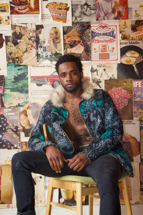 Custom Entropy Denim Jacket - Ragtribe Ethical Clothing & Productions, LLC