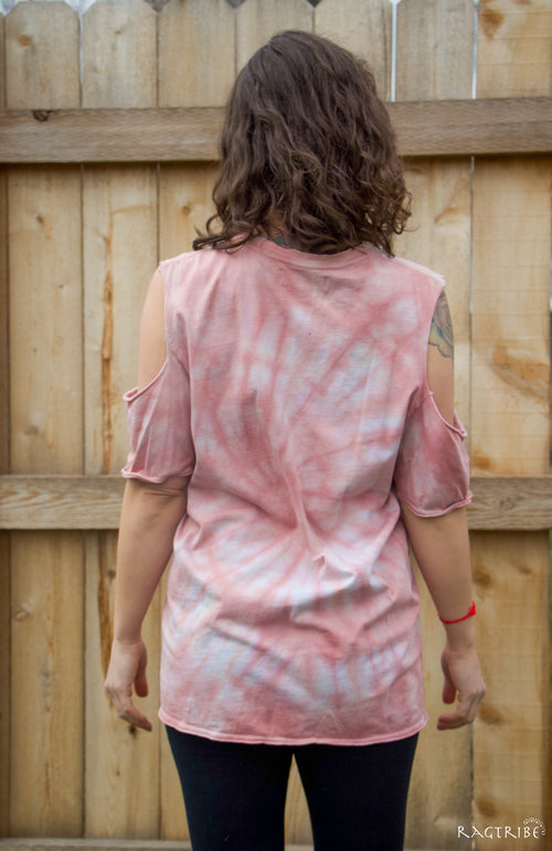 Awaken Cold Shoulder Tunic - Ragtribe Ethical Clothing & Productions, LLC