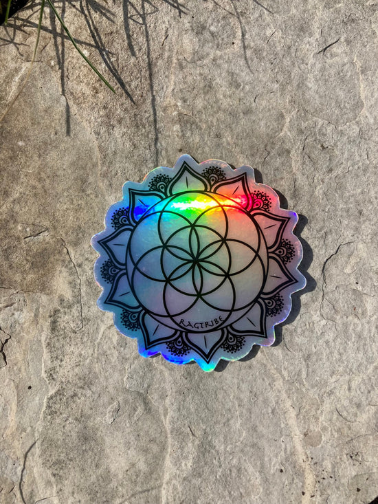 Seed of Life Sticker - Ragtribe Ethical Clothing & Productions, LLC